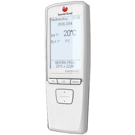 Thermostat Programmation Saunier Duval Exacontrol E7RB Avec Récepteur Radio 1 Thermostat Programmation Saunier Duval Exacontrol E7RB Avec Récepteur Radio