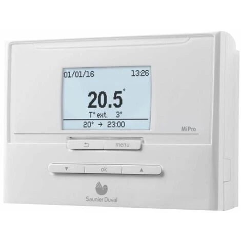 SAUNIER DUVAL Régulateur Modulant Sur Température Extérieure MiPro R Connecté 1 SAUNIER DUVAL Régulateur Modulant Sur Température Extérieure MiPro R Connecté