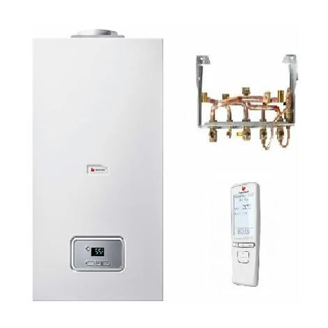 Pack Chaudière Saunier Duval ThemaClassic C25 BAS-NOX Cheminée + Dosseret + Thermostat Exacontrol Bb 1 Pack Chaudière Saunier Duval ThemaClassic C25 BAS-NOX Cheminée + Dosseret + Thermostat Exacontrol Bb