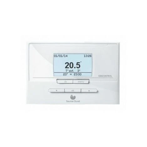 Thermostat D’Ambiance Filaire Modulant Programamble Exacontrol E7C Saunier Duval 1 Thermostat D’Ambiance Filaire Modulant Programamble Exacontrol E7C Saunier Duval