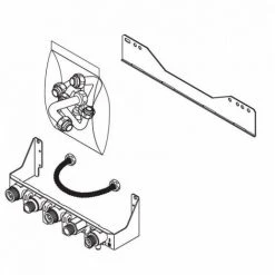 SAUNIER DUVAL Plaque Raccordement 0010040212