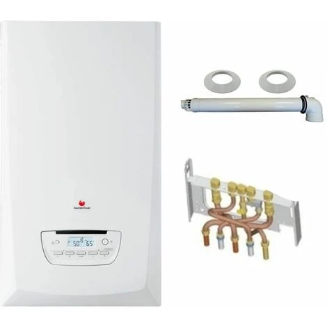 Chaudière Gaz Condensation ThemaPlus Condens Saunier Duval 30 KW Complète (Ventouse + Douilles + Dosseret) 1 Chaudière Gaz Condensation ThemaPlus Condens Saunier Duval 30 KW Complète (Ventouse + Douilles + Dosseret)